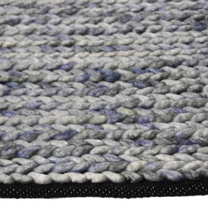 verdrievoudigen Regenachtig weduwe Vloerkleed gemaakt van 100% wol Barony blauw - Vloerkleeddiscounter